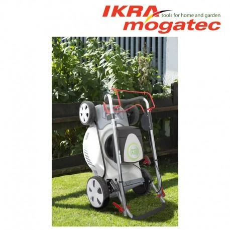 Akumuliatorinė savaeigė vejapjovė 80 V (2 × 40 V) 2 × 2,5 Ah IKRA IAM 40-4625 S - KOMPLEKTAS