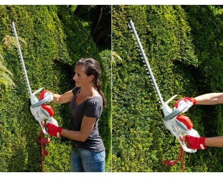 Ikra elektrinės gyvatvorių žirklės 550 W, 456 mm pjovimo ilgis, IHT 550