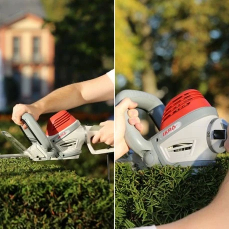 Ikra elektrinės gyvatvorių žirklės 600 W, 62,5 cm pjovimo ilgis, IHS 600