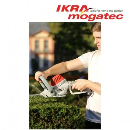 Ikra elektrinės gyvatvorių žirklės 600 W, 62,5 cm pjovimo ilgis, IHS 600