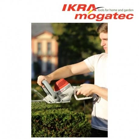 Ikra elektrinės gyvatvorių žirklės 650 W, 55 cm pjovimo ilgis, IHS 650