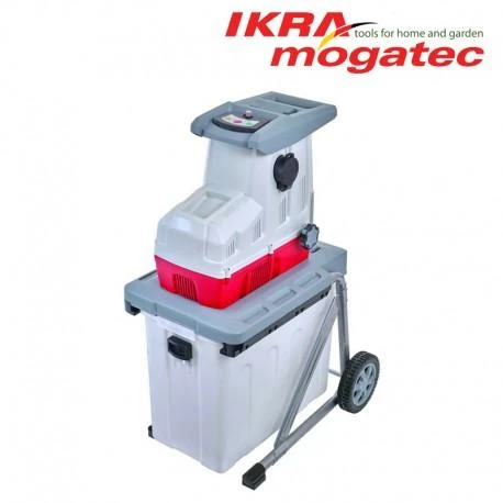 Ikra elektrinis šakų smulkintuvas 3 kW, iki 44 mm šakoms, 60 l krepšys, ILH 3000 A