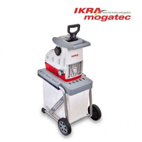 Ikra elektrinis šakų smulkintuvas 3 kW, iki 44 mm šakoms, 60 l krepšys, ILH 3000 A