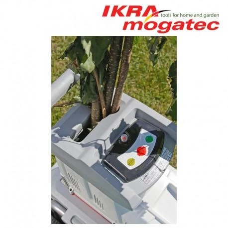 Ikra elektrinis šakų smulkintuvas 3 kW, iki 44 mm šakoms, 60 l krepšys, ILH 3000 A