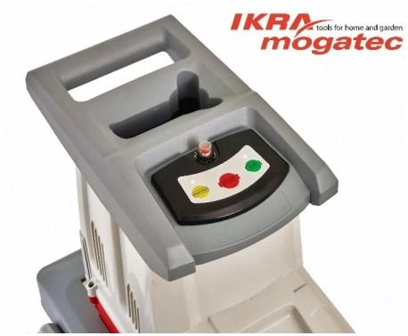 Ikra elektrinis šakų smulkintuvas 3 kW, iki 44 mm šakoms, 60 l krepšys, ILH 3000 A