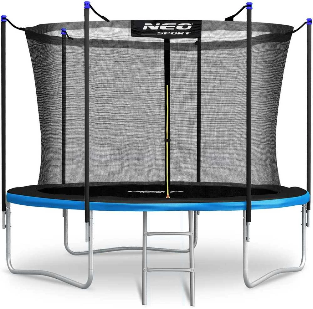 10 pėdų / 312 cm sodo batutas su vidiniu tinklu ir Neo-Sport kopėčiomis