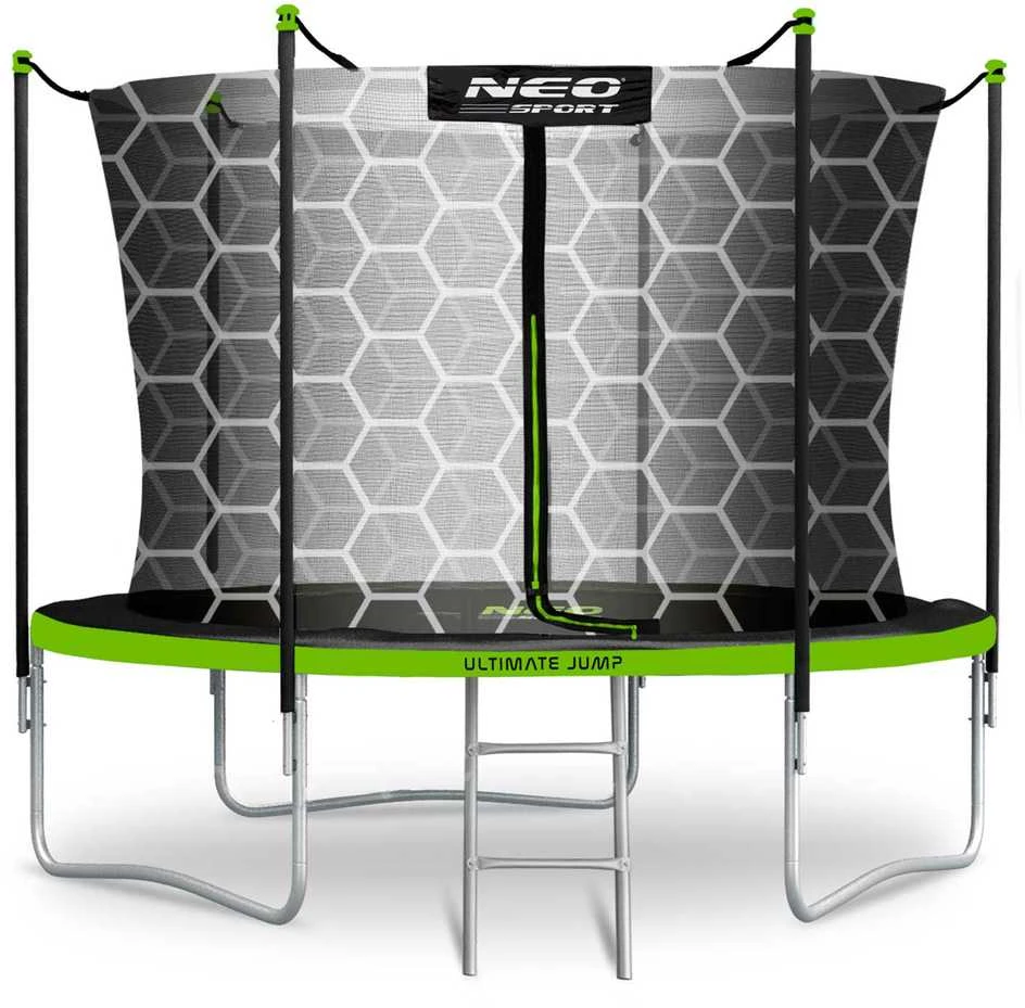 Neo-Sport 312 cm batutas su apsauginiu tinklu