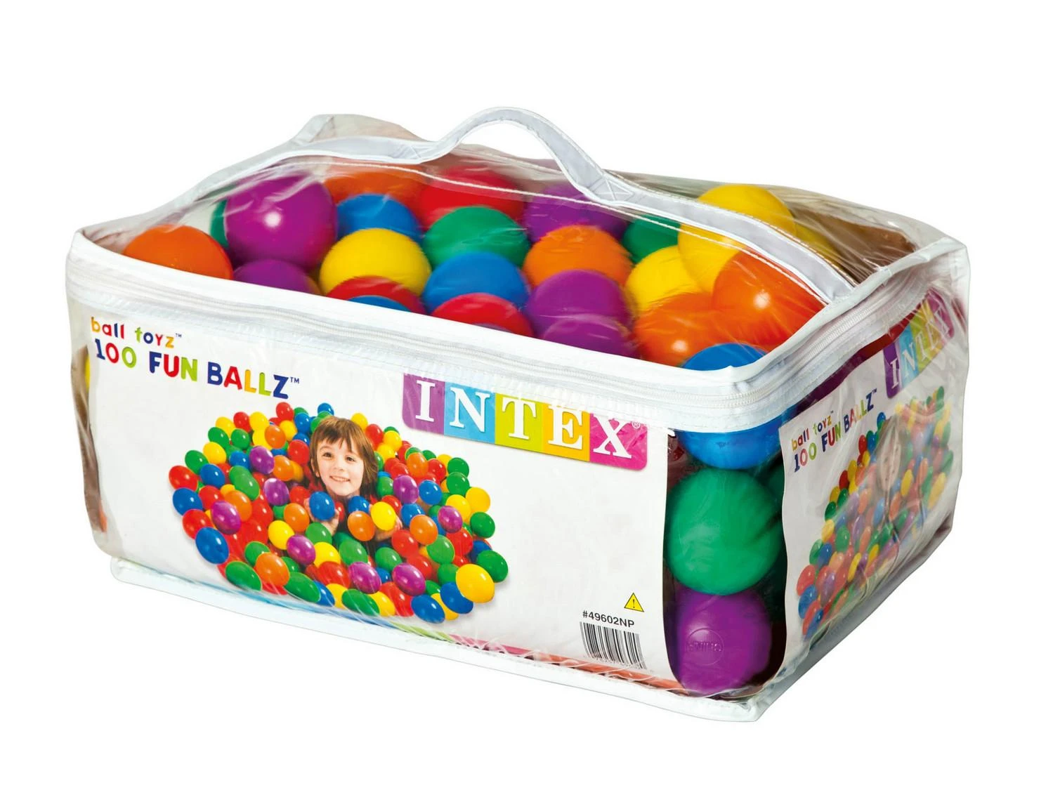 Intex Small Fun Balls, nešiojimo krepšys 100 vnt