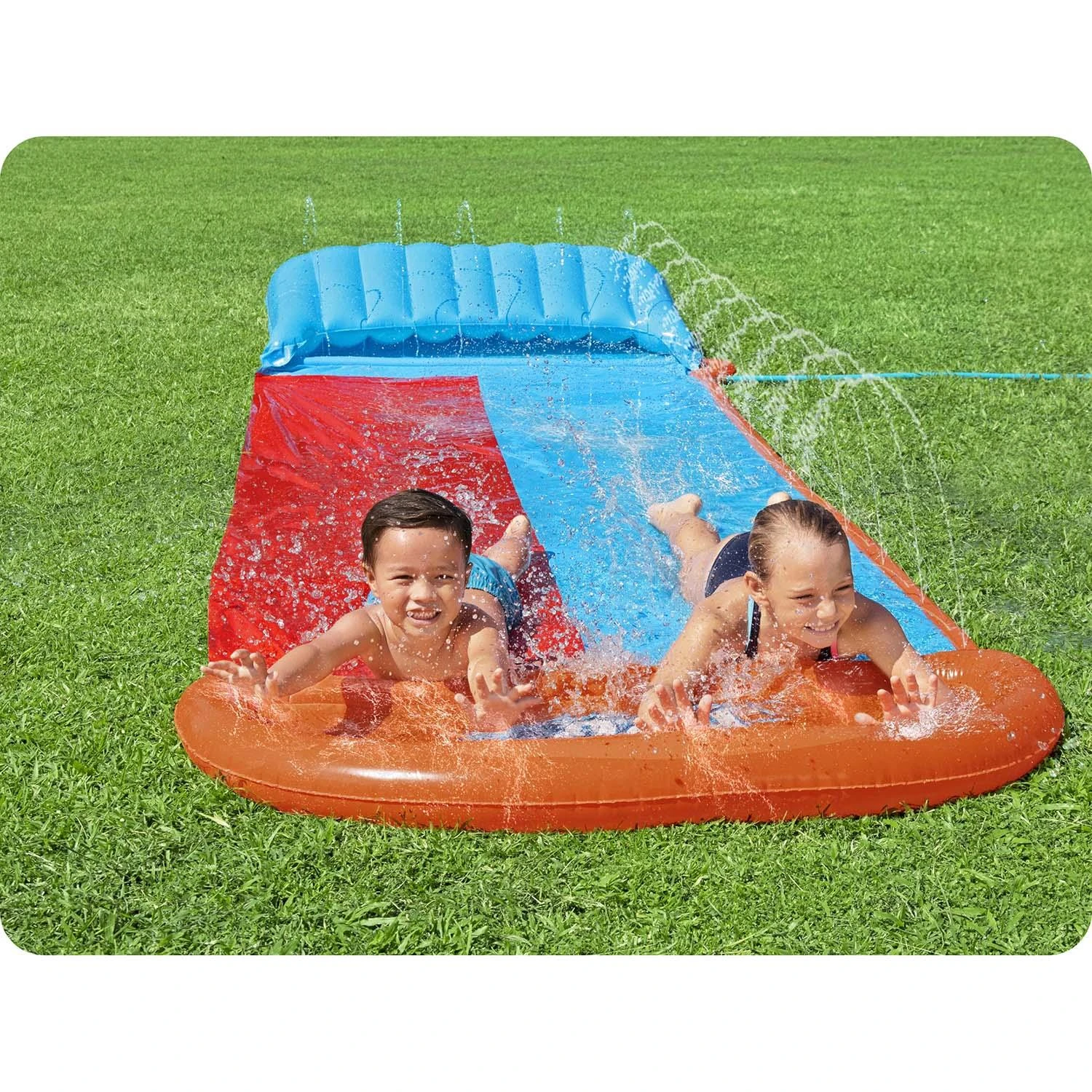 Bestway H2OGO Tsunami Splash Ramp Dviguba vandens čiuožykla