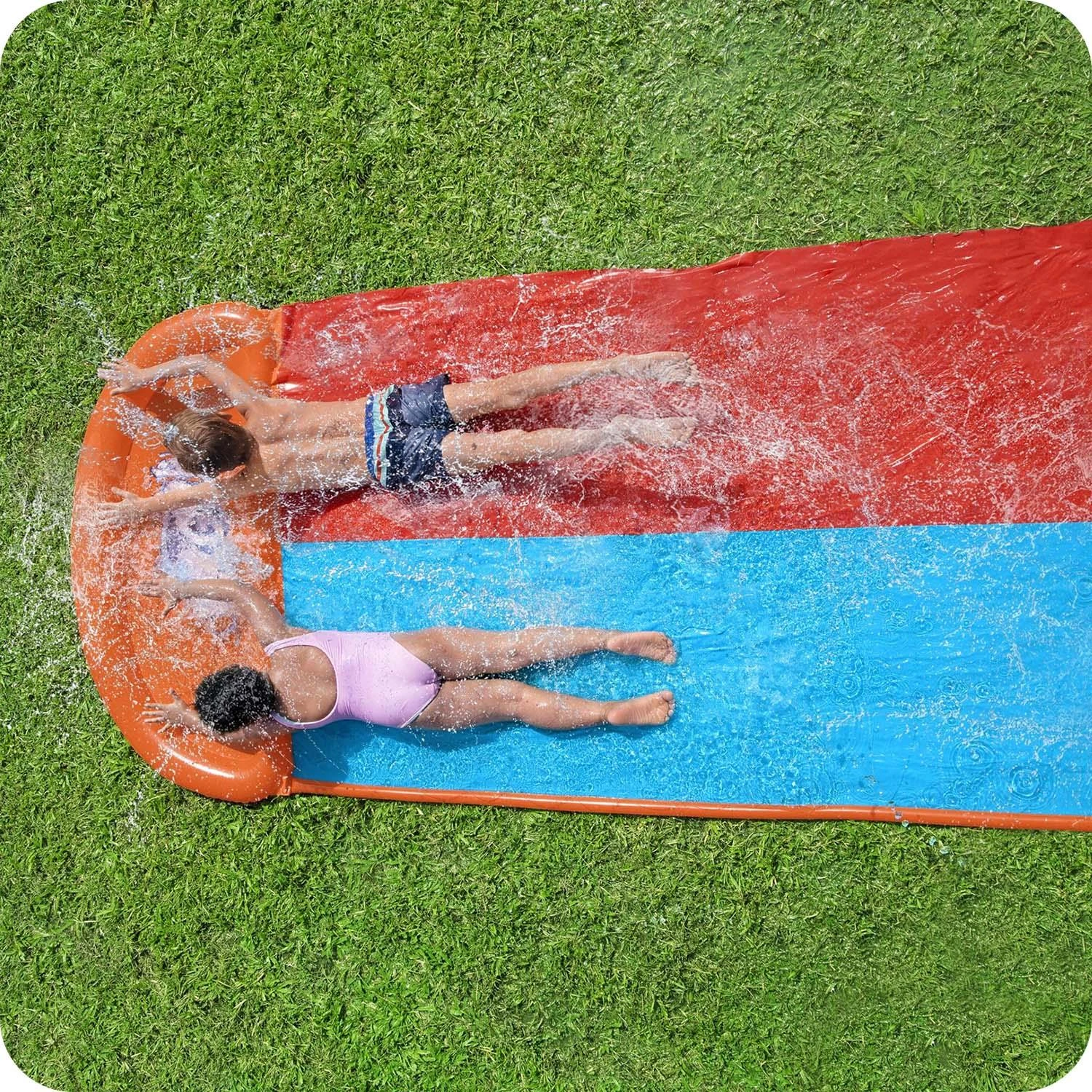 Bestway H2OGO Tsunami Splash Ramp Dviguba vandens čiuožykla