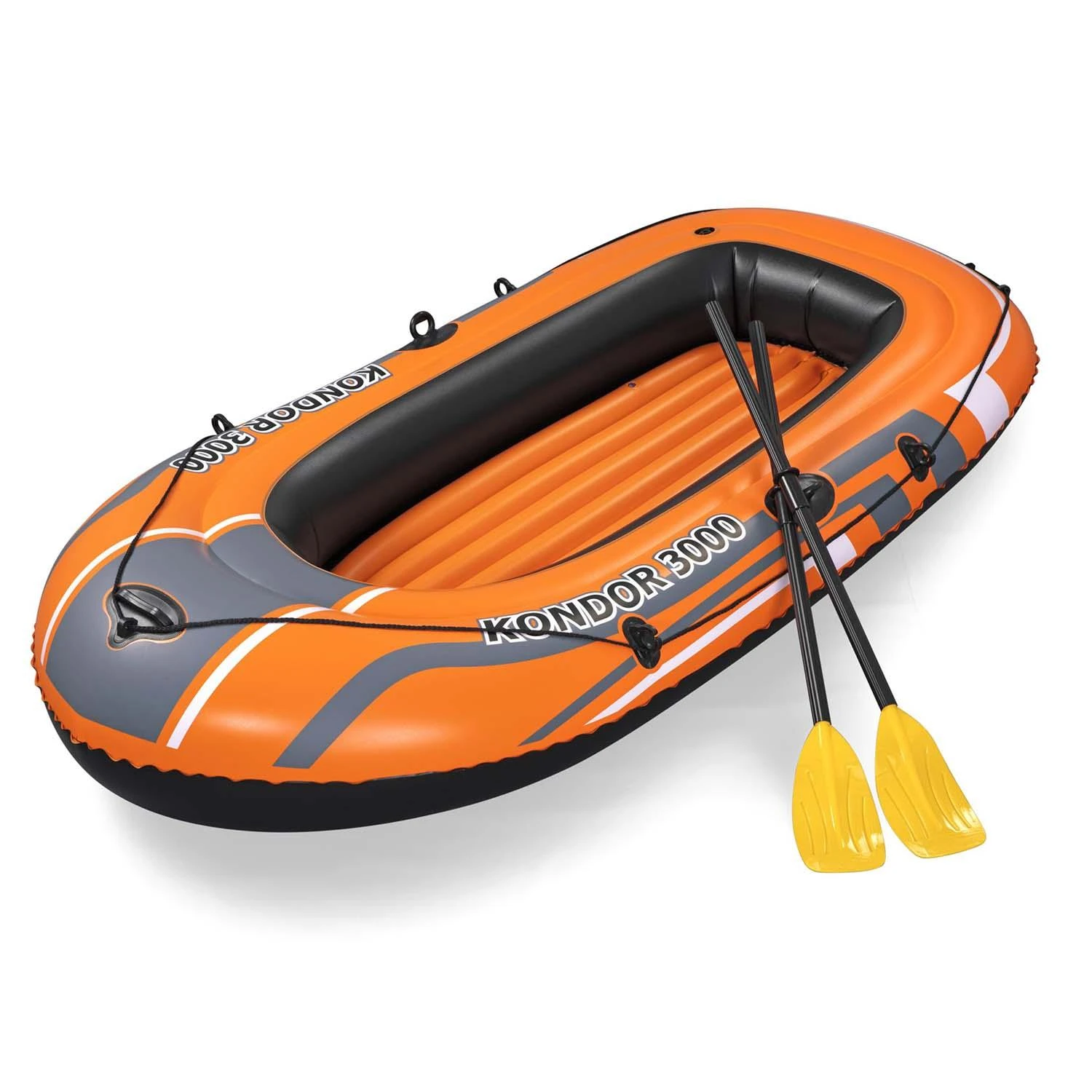 Bestway® pripučiama valtis skirta 2 suaugusiems ir vaikui Kondor 3000 rinkinys, 232 x 115 x 36 cm