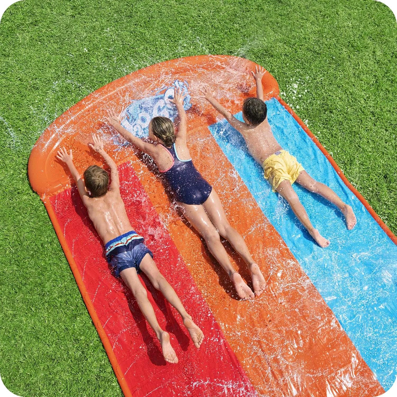 Trivietė vandens čiuožykla Bestway, 488 cm