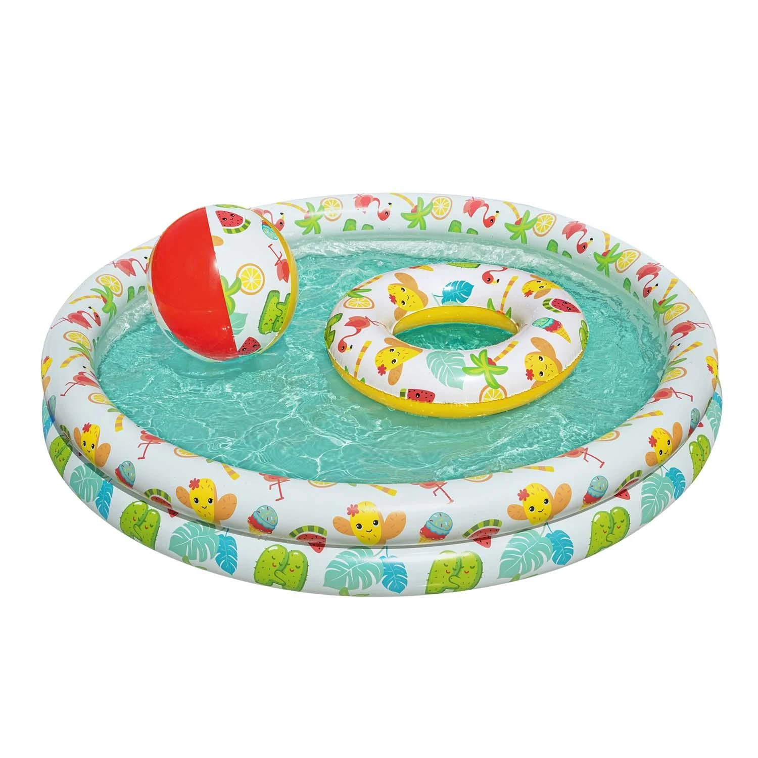 BESTWAY pripučiamas baseino rinkinys vaikams Play Pool , 1.22m x 0.20m, 51124