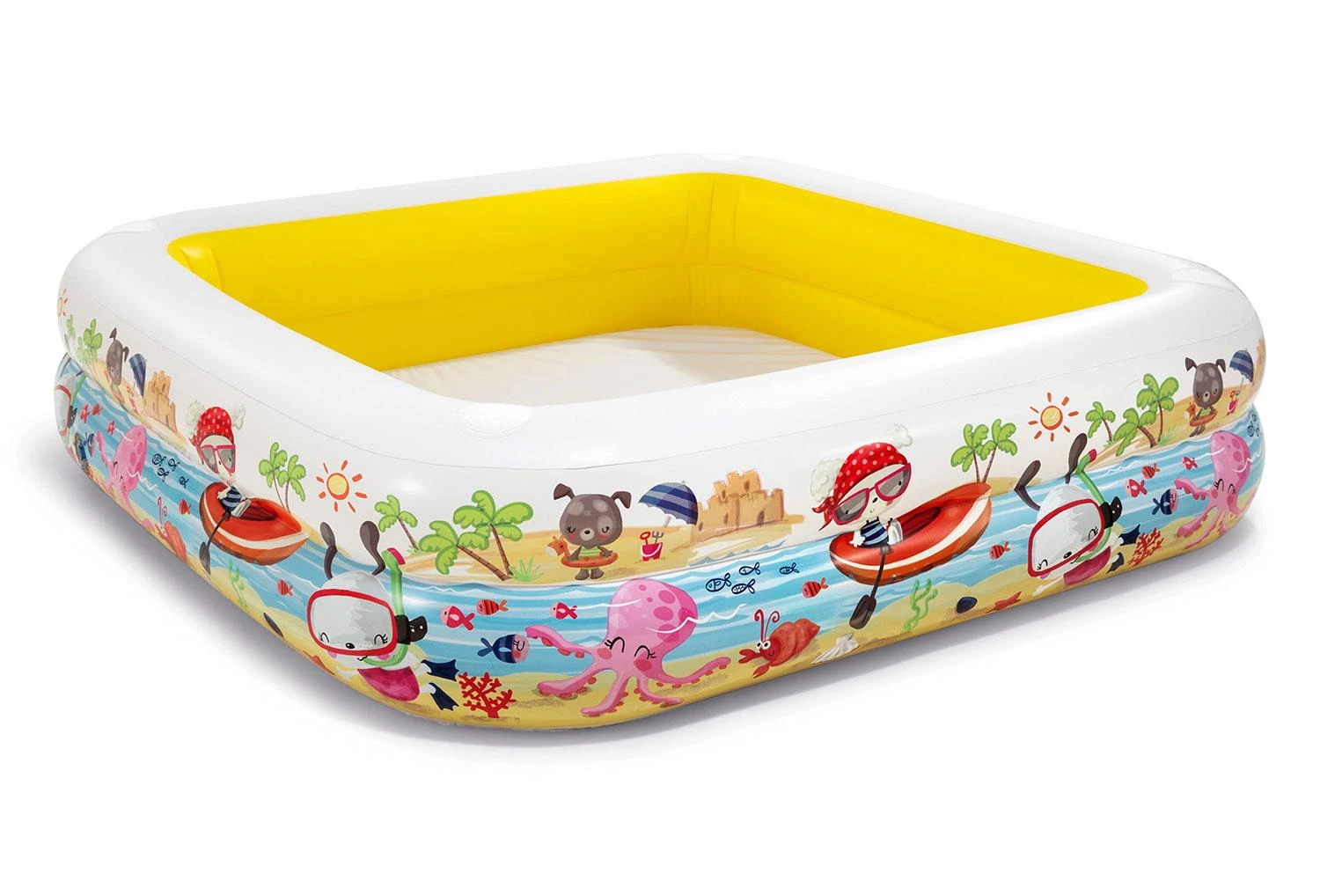 Intex Pripučiamas baseinas su stogeliu, 157x157x122cm