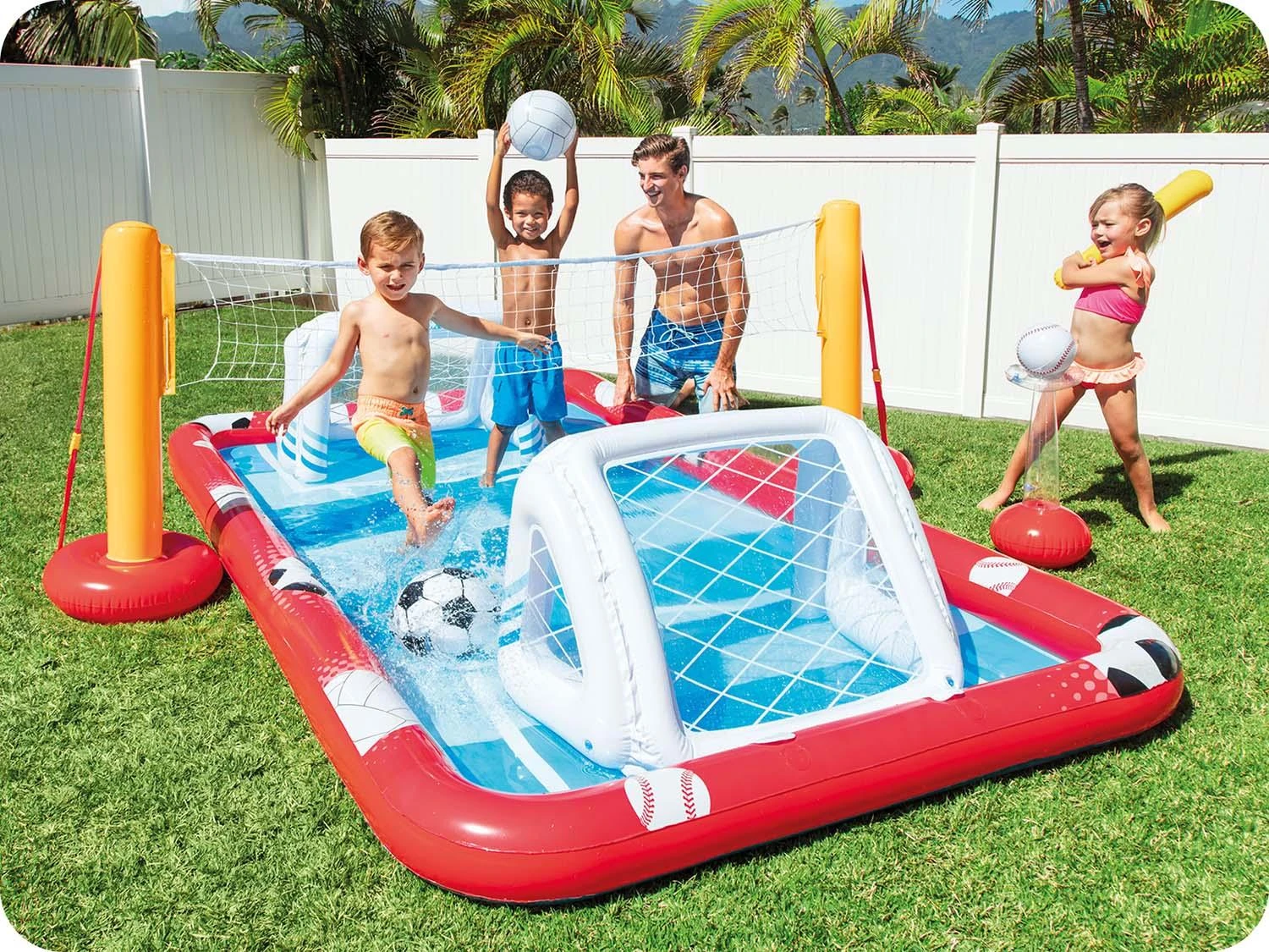 Intex Action Sports Pripučiama žaidimų aikštelė, 325x267x102cm
