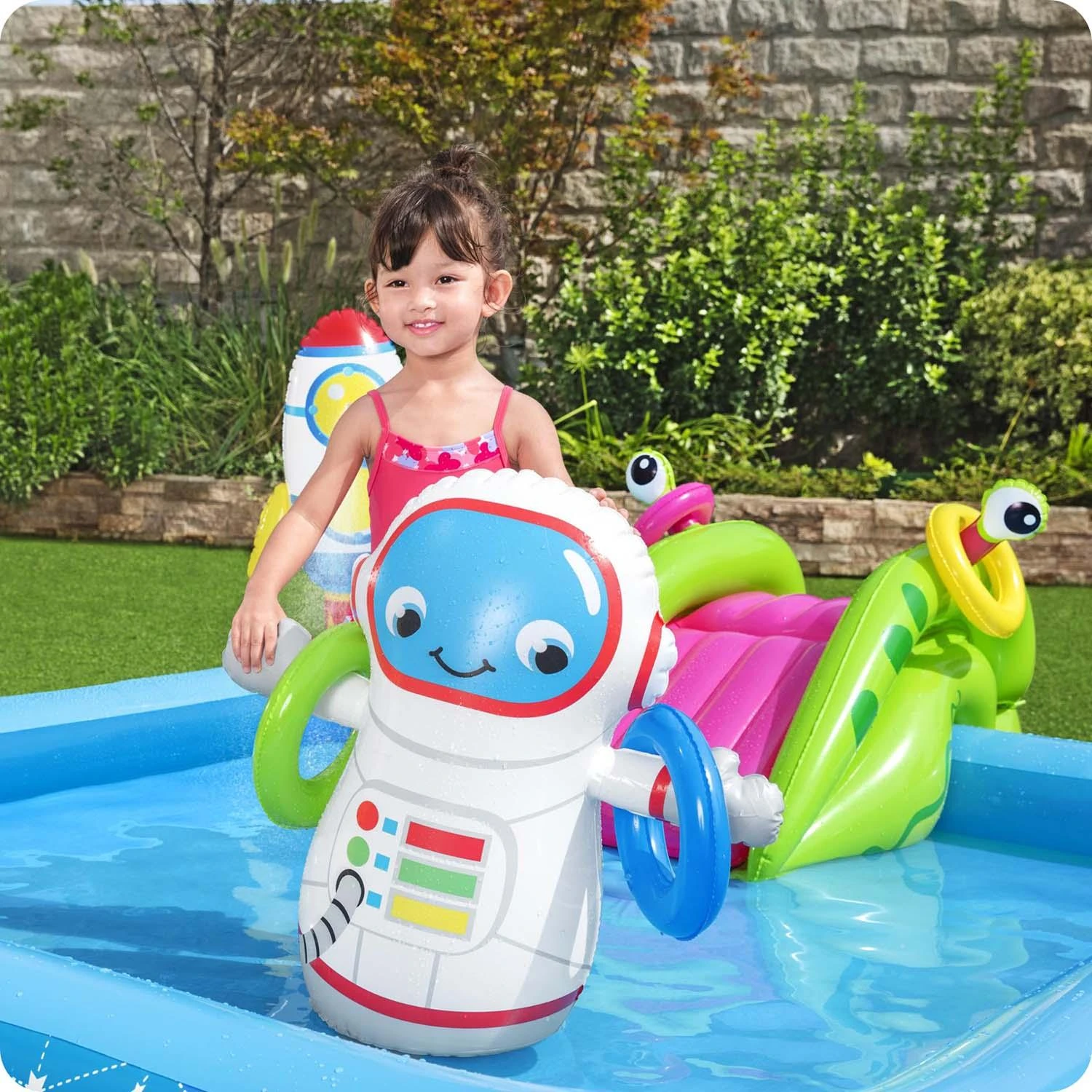 BESTWAY pripučiamas žaidimų centras Little Astronaut, 2.28m x 2.06m x 0.84m, 53126