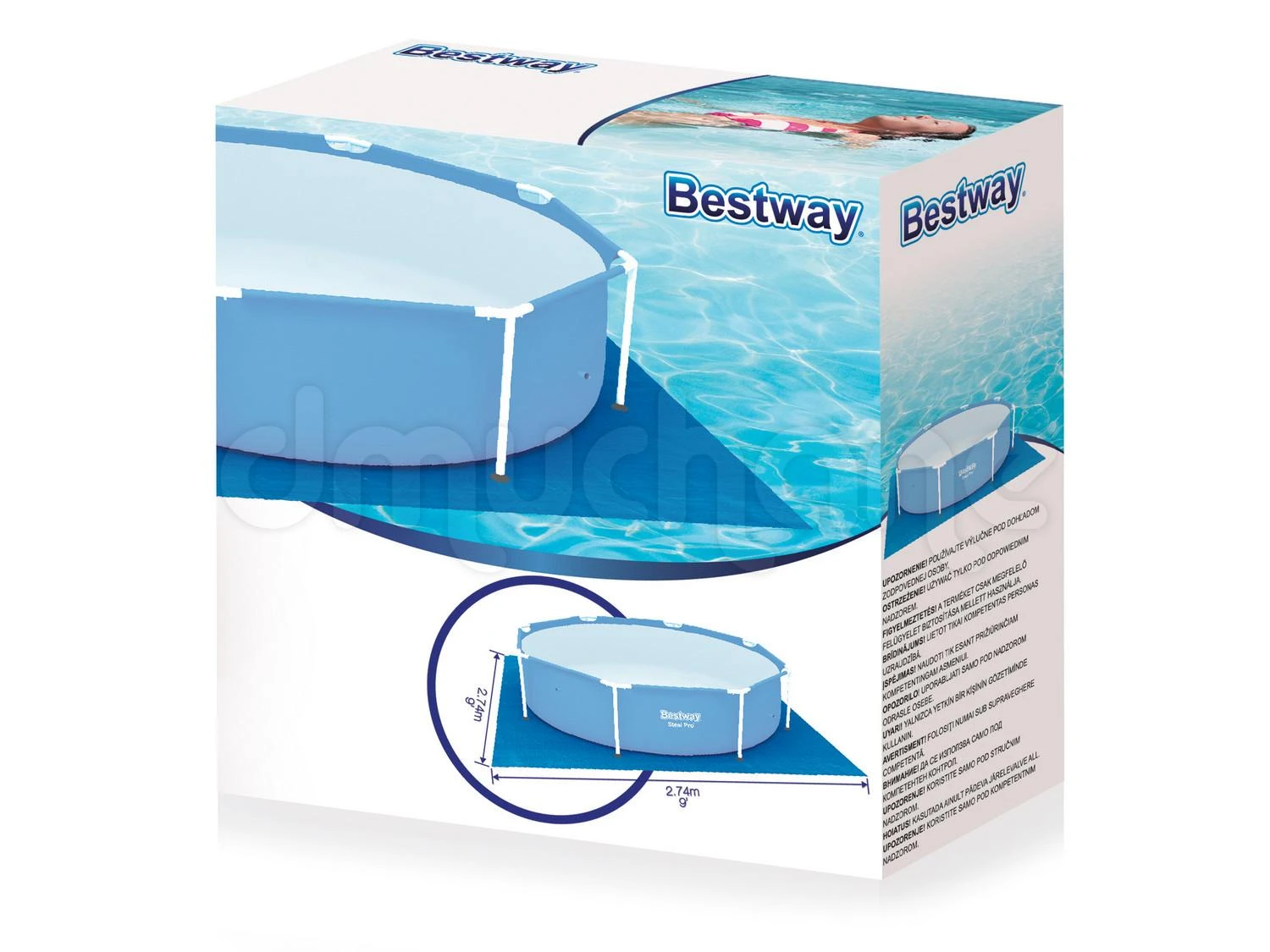 Žemės užtiesalas baseinui Bestway, 274x274cm