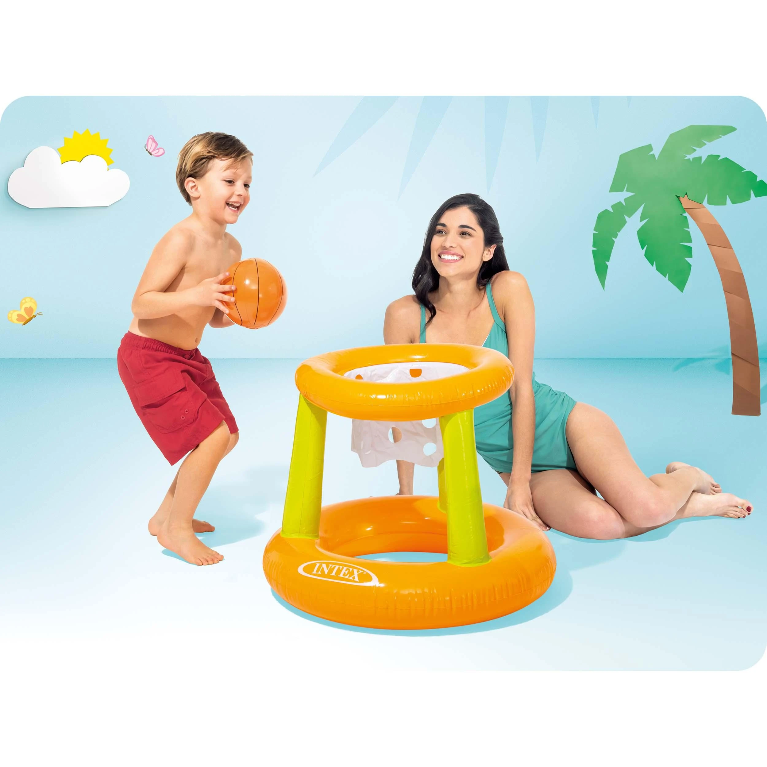 Plaukiojantis krepšinis Intex 67 x 55 cm