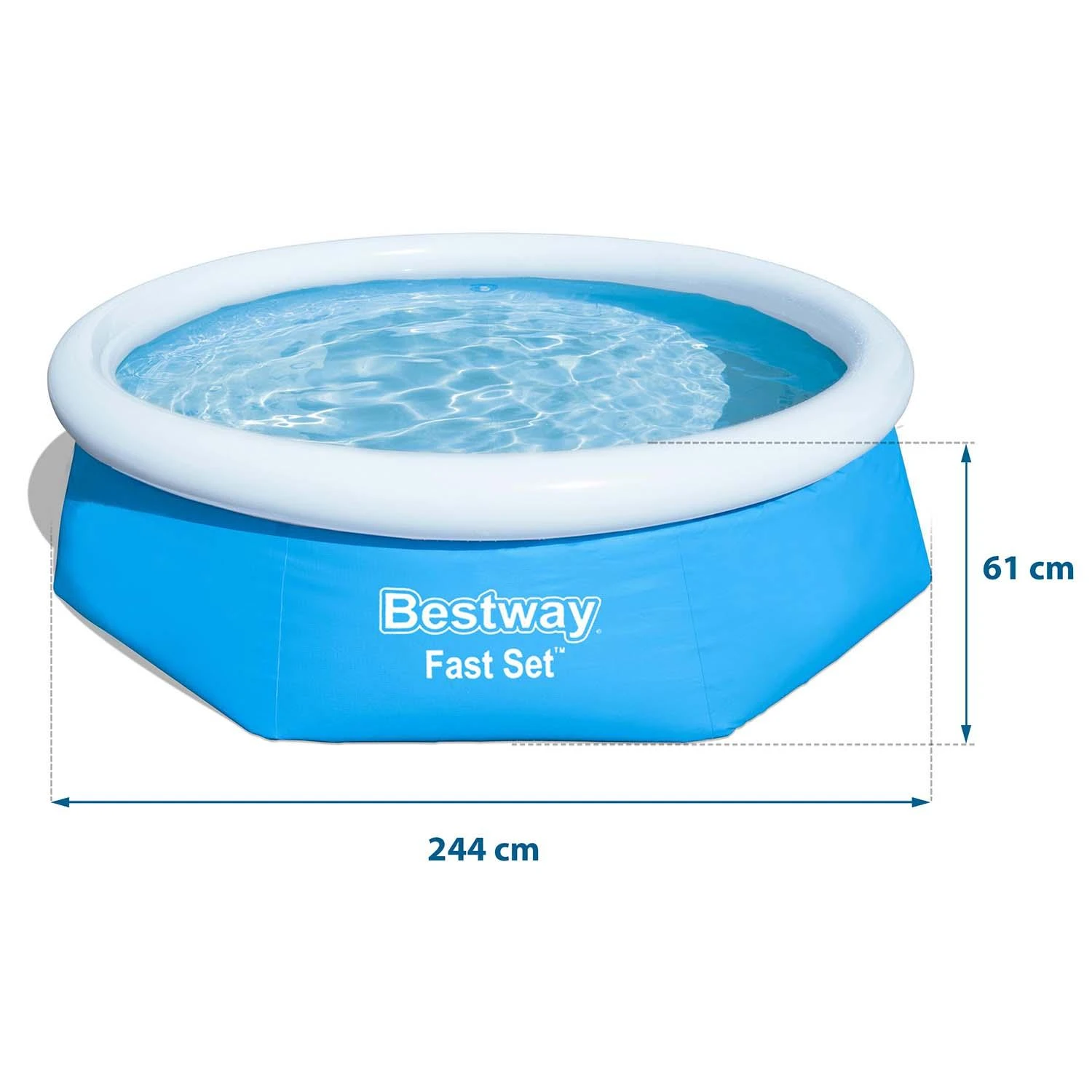 Baseinas Bestway Fast Set, 244x66cm