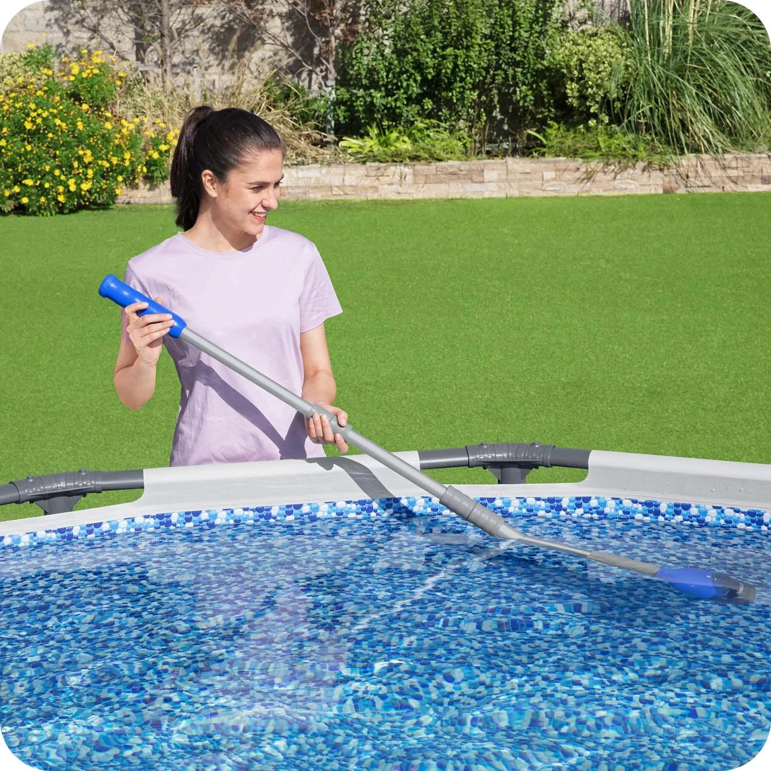 Bestway Flowclear AquaTech Belaidis vakuuminis baseino valytuvas