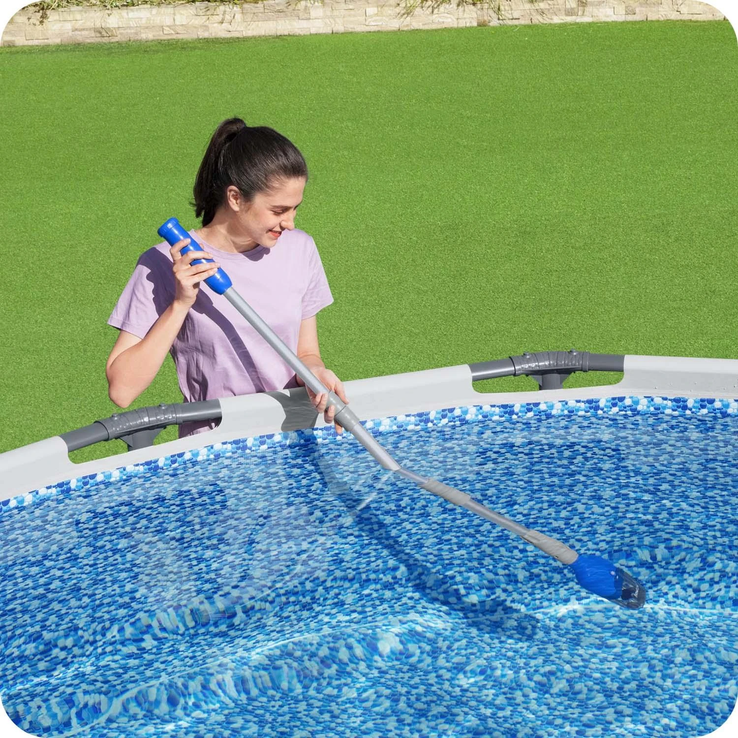 Bestway Flowclear AquaTech Belaidis vakuuminis baseino valytuvas