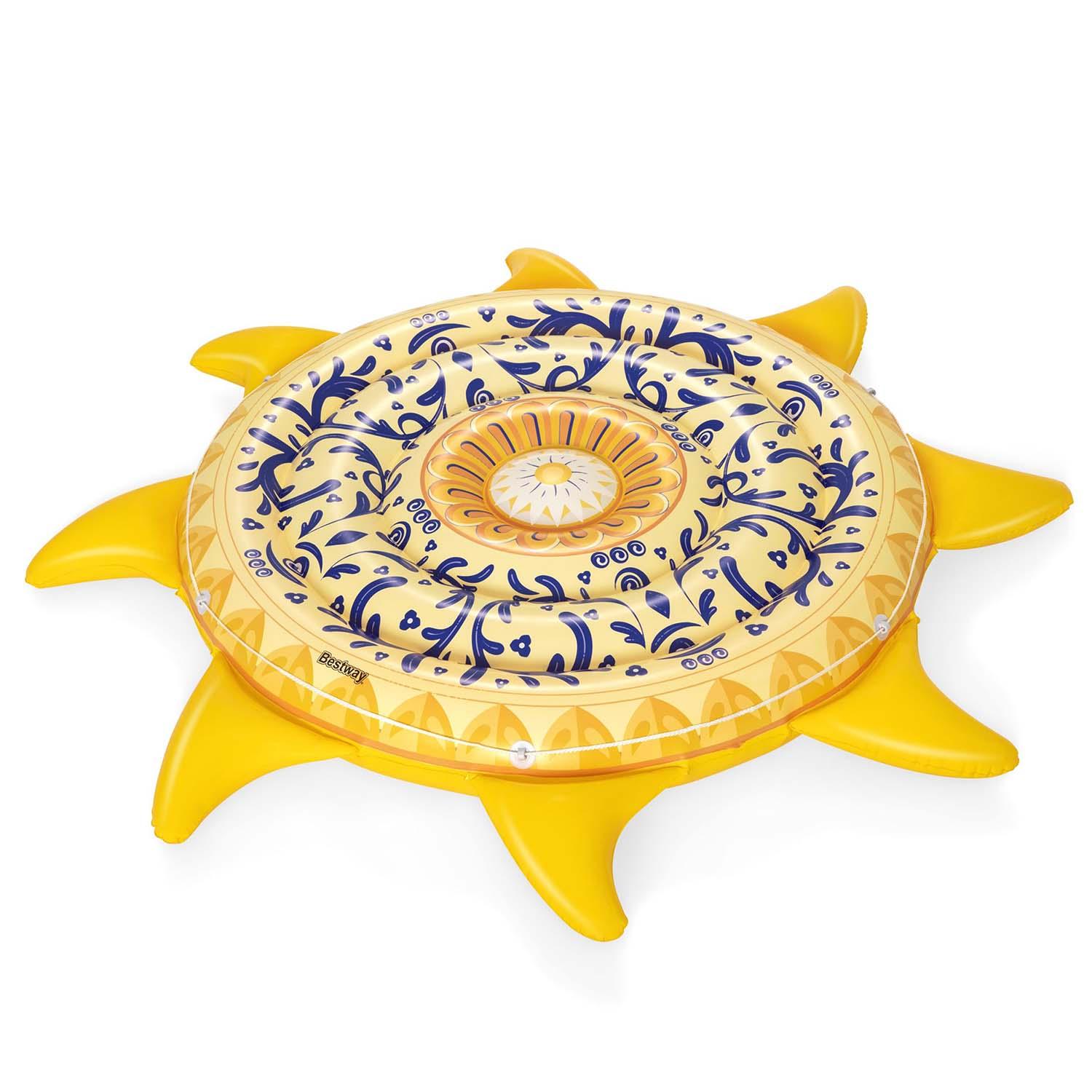 Pripučiamas žaislas BESTWAY Sunny Sicily Island, 226 x 226 cm