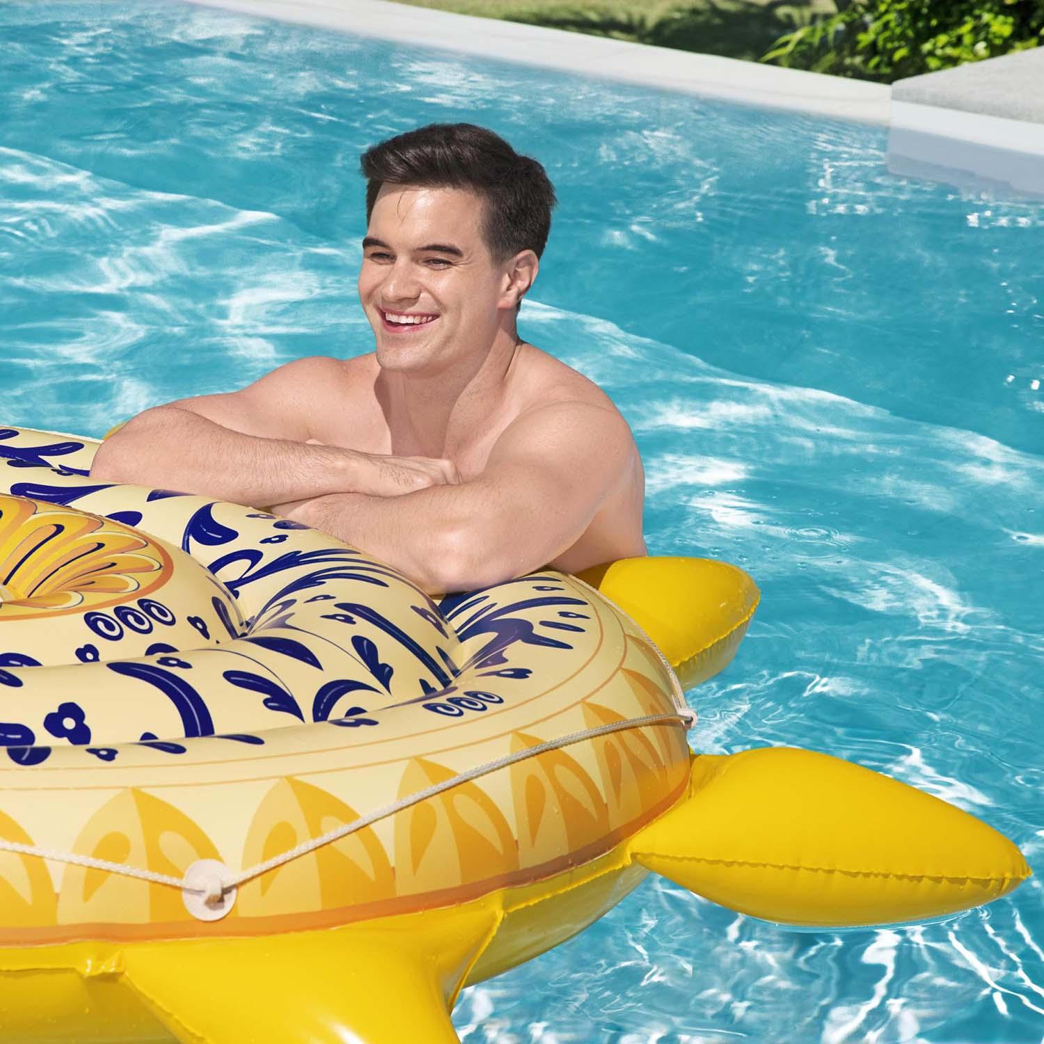 Pripučiamas žaislas BESTWAY Sunny Sicily Island, 226 x 226 cm