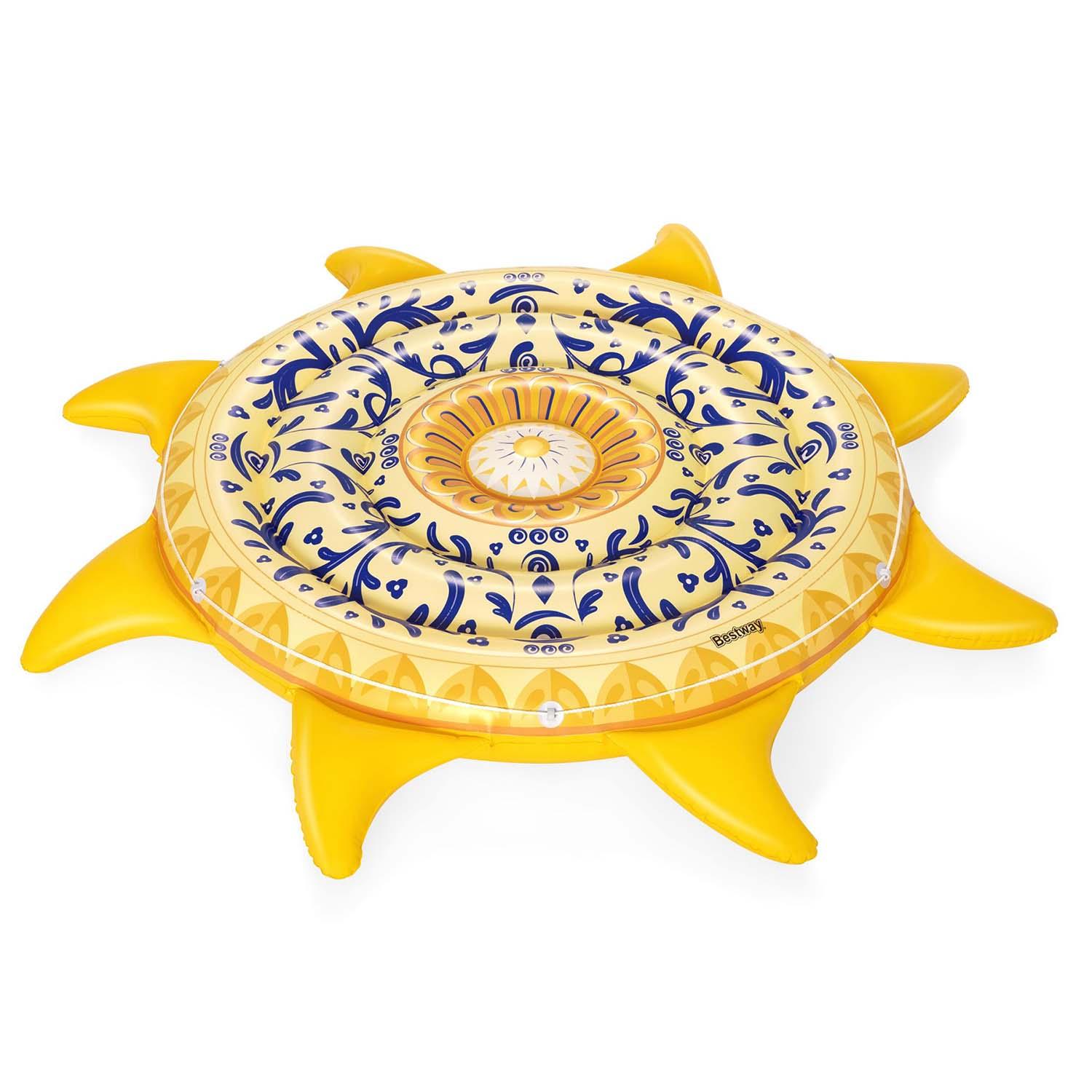 Pripučiamas žaislas BESTWAY Sunny Sicily Island, 226 x 226 cm
