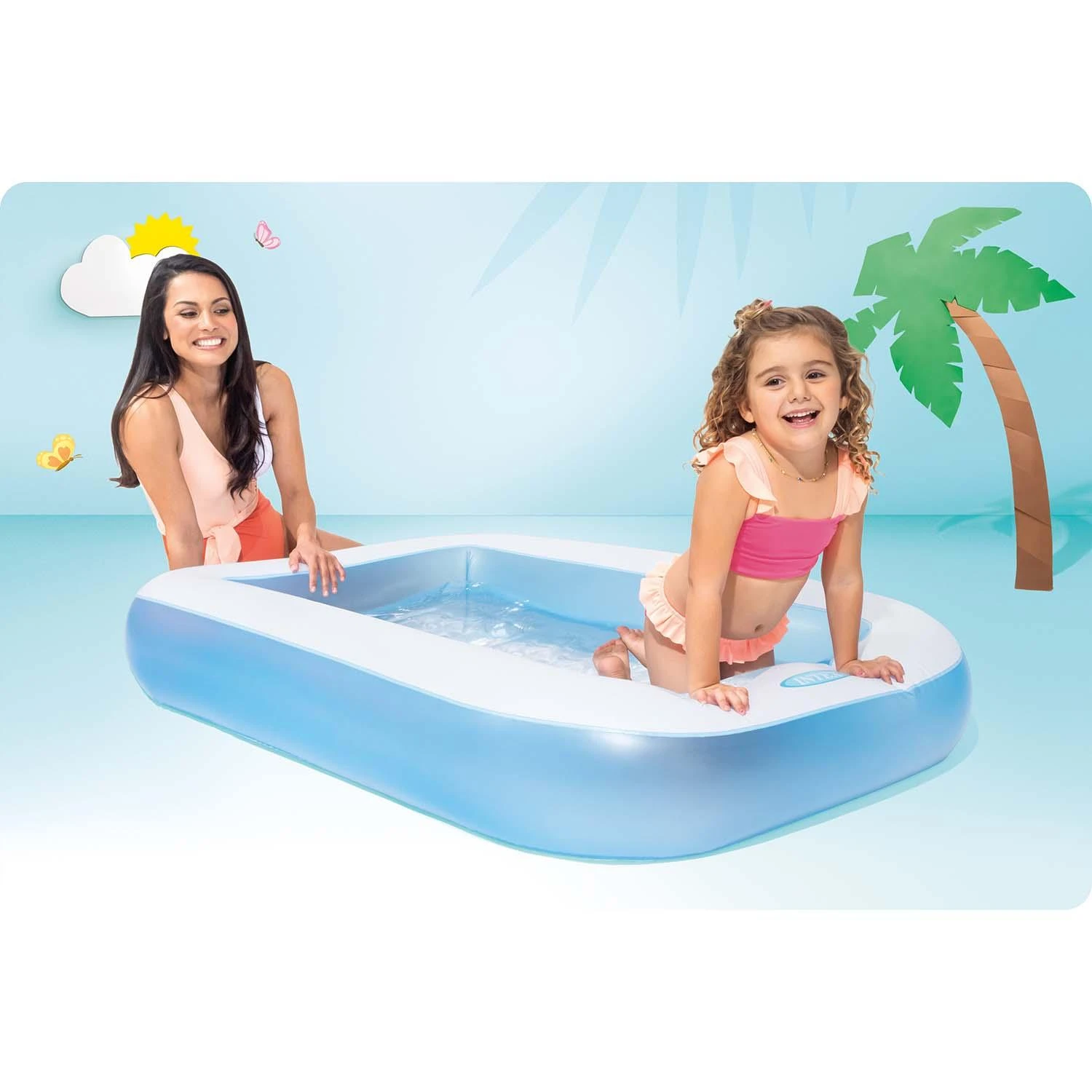 Baseinas vaikams INTEX 57403 166x100x28 cm