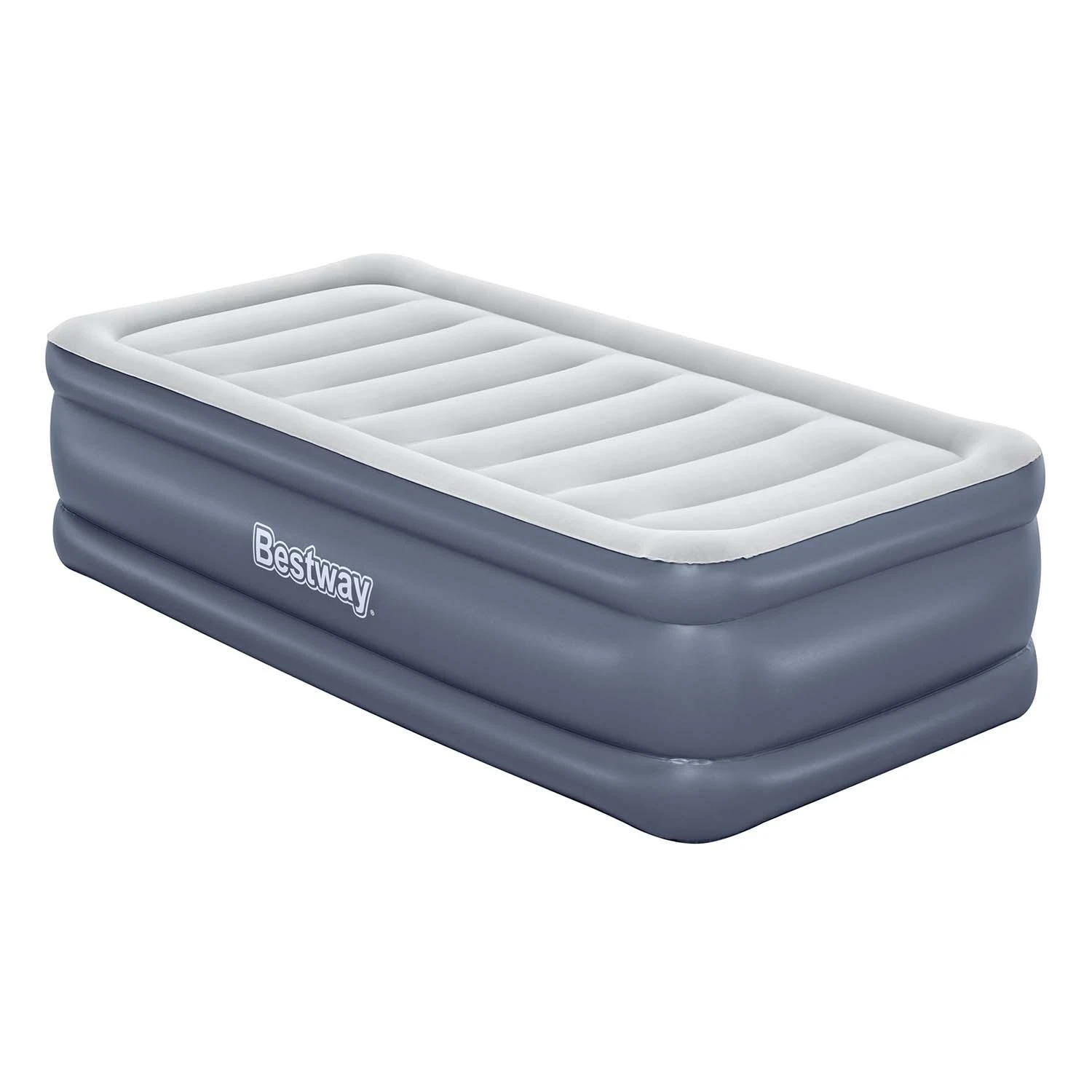 Vienvietis pripučiamas čiužinys su pompa Bestway 191x97x51 cm