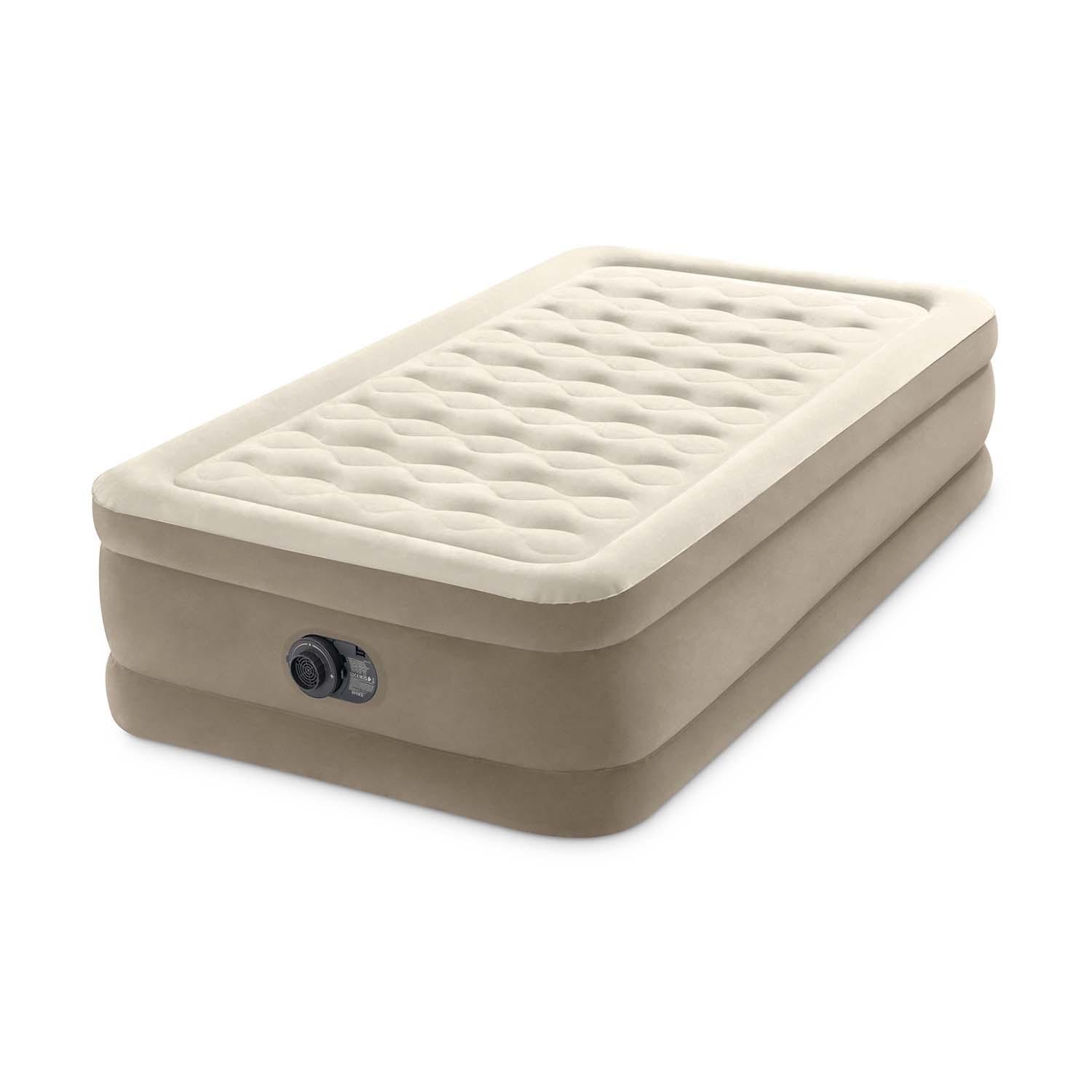 Pripučiamas čiužinys 191x99x46 cm su integruota elektrine pompa INTEX 64426ND