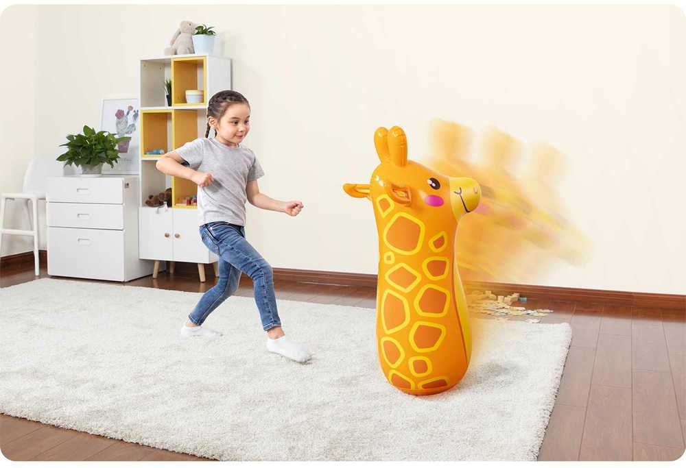 Pripučiama žirafos formos vonia „Bestway 52152“