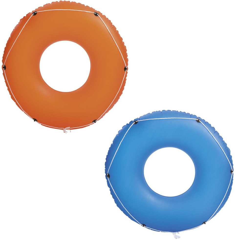 Didelis oranžinis plaukimo ratas, 119 cm, „Bestway 36120“