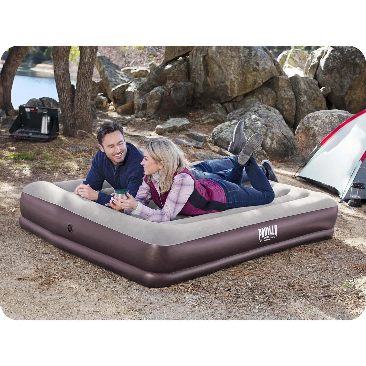 Bestway Pripučiamas čiužinys 203x152x36 cm