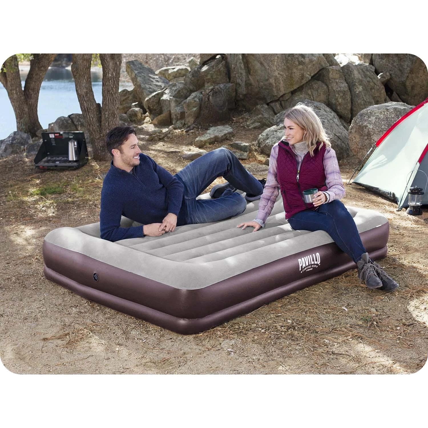 Bestway Pripučiamas čiužinys 203x152x36 cm