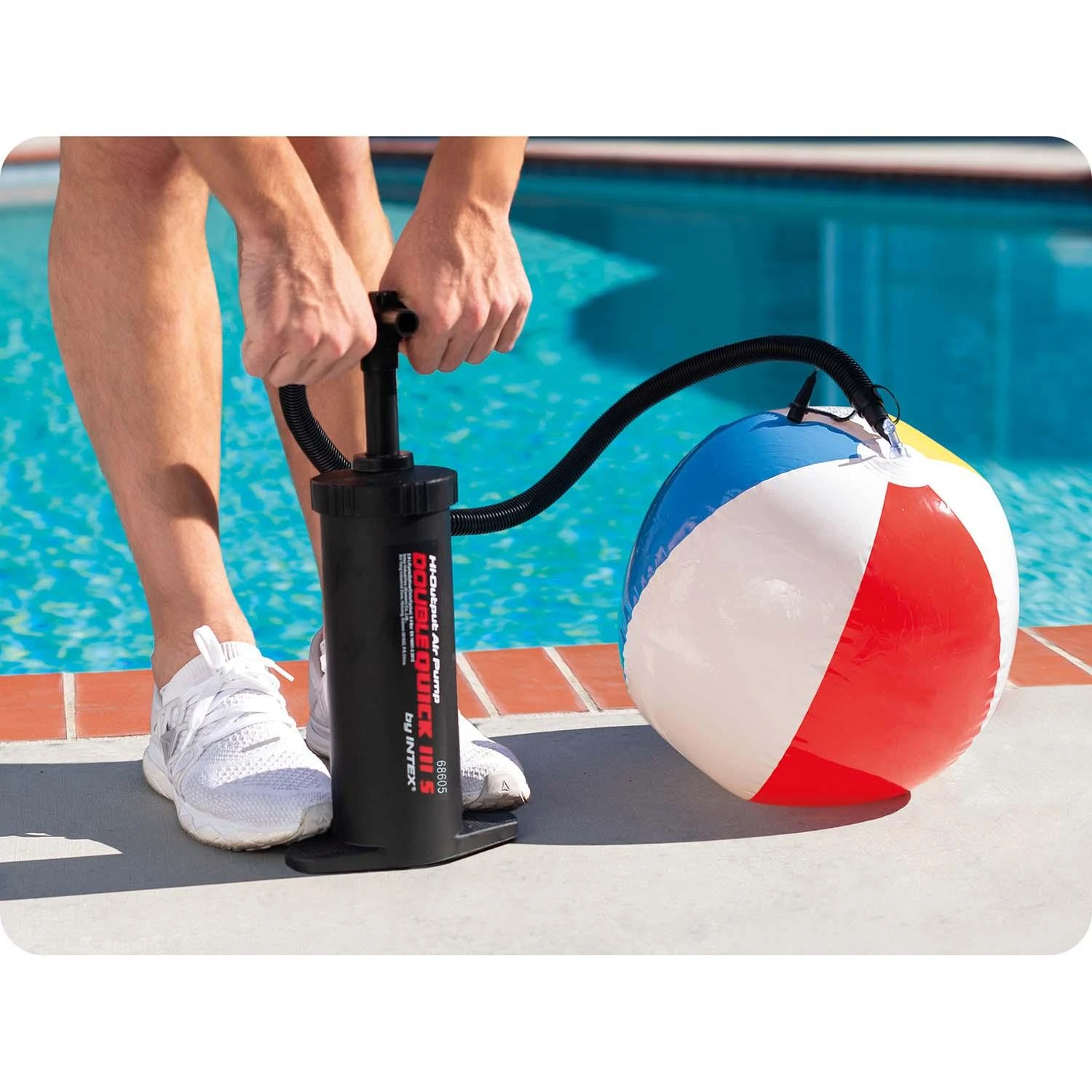 Rankinė pompa Intex Double Quick III S 37cm