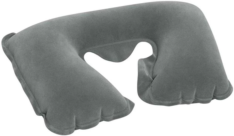 Flokuotų raguolių kelioninė pagalvė 2 spalvos 46 x 28 cm Bestway 67006 pilka