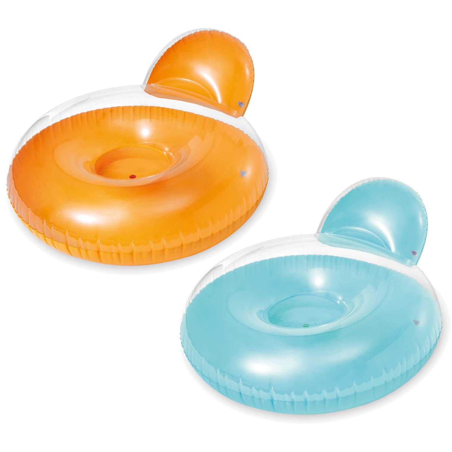INTEX 58889 daugiafunkcis mėlynas fotelis 137 x 122 cm