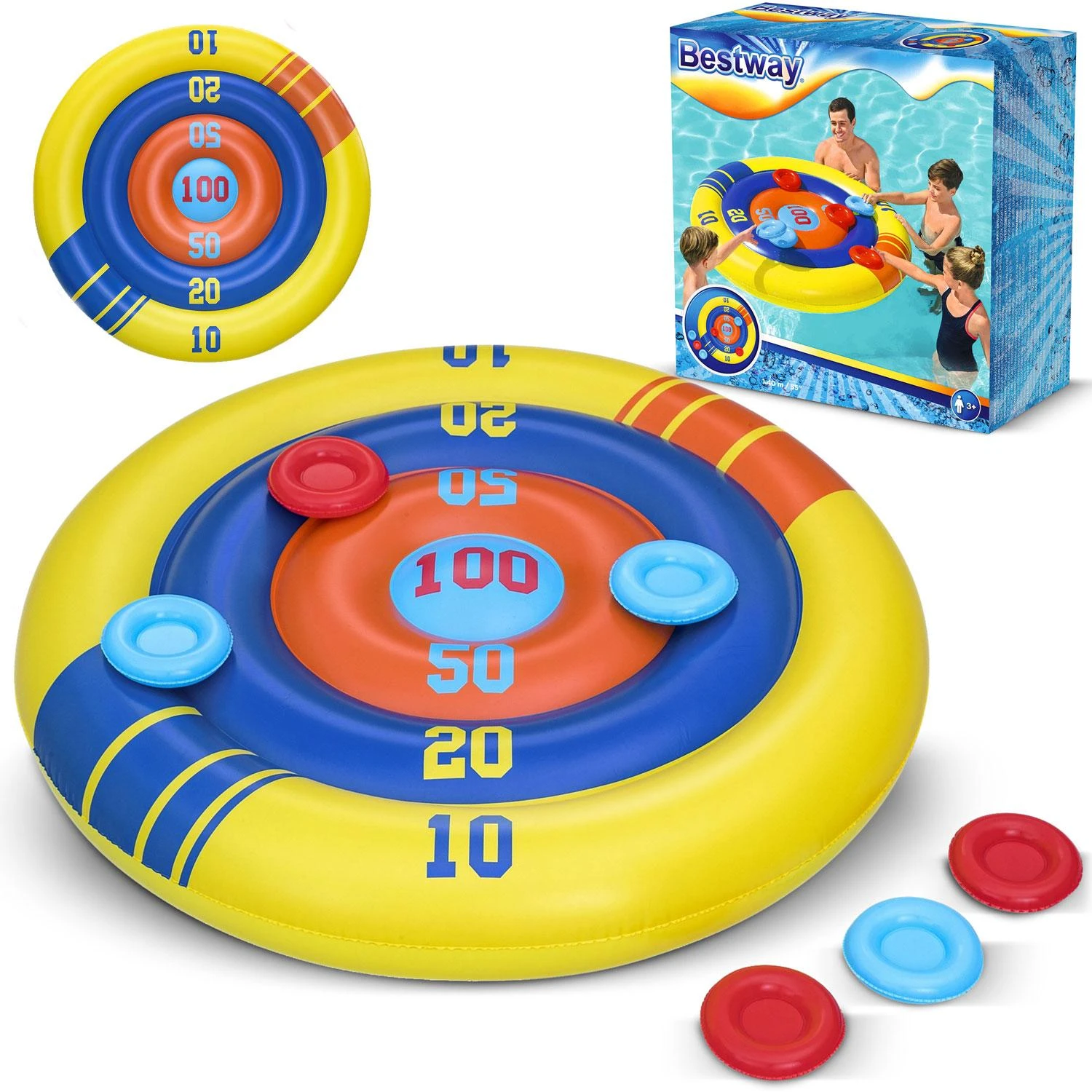 Pripučiamas vandens žaidimas Bestway Frisbee, 140 cm