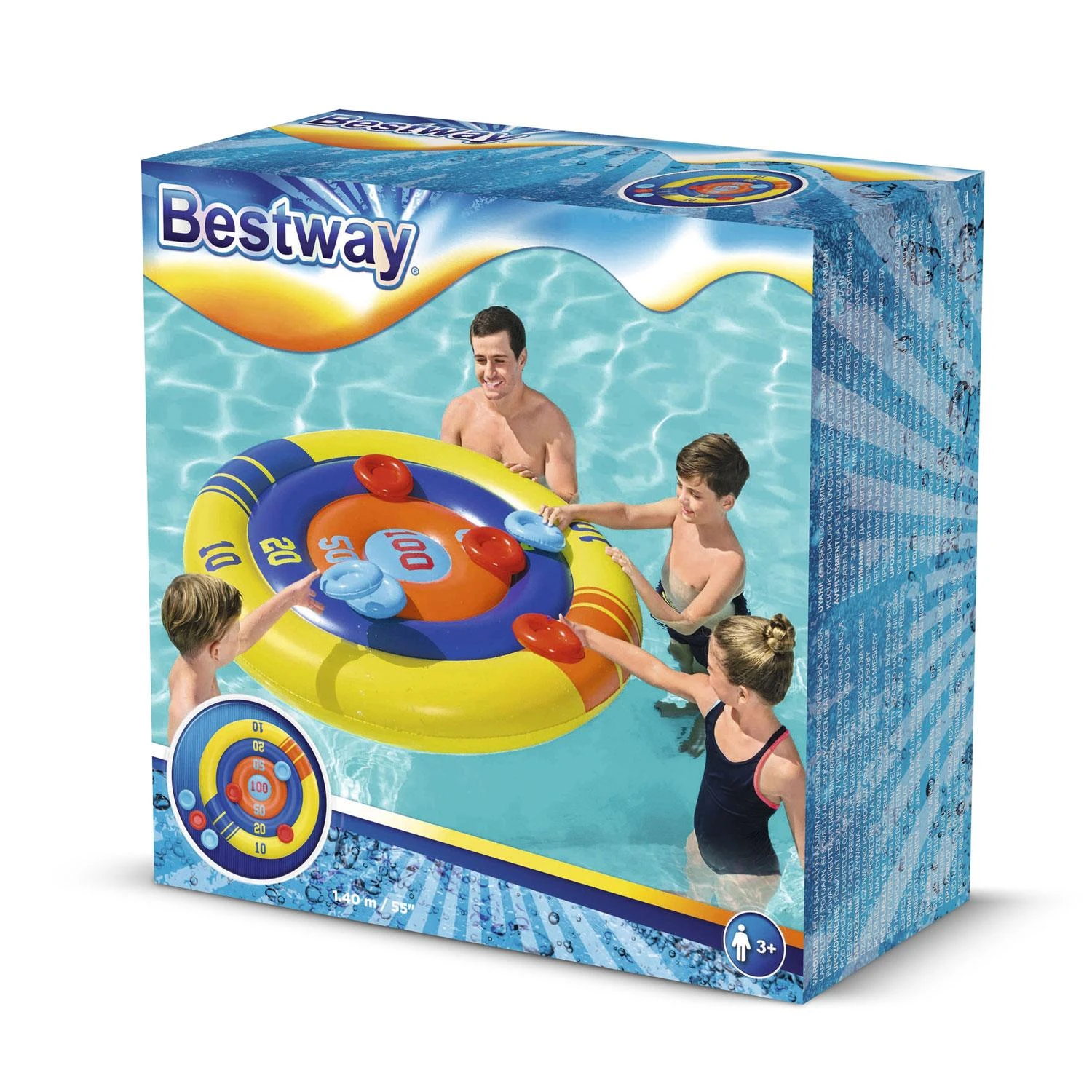 Pripučiamas vandens žaidimas Bestway Frisbee, 140 cm