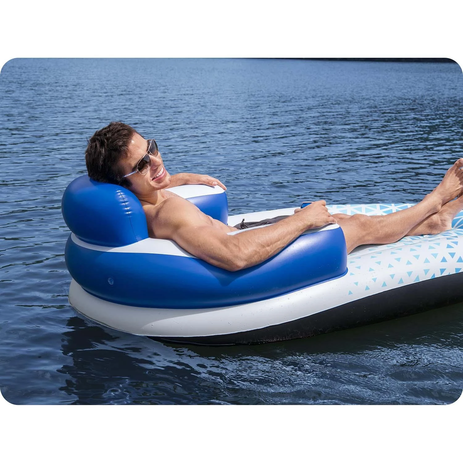 Bestway Hydro Force Pripučiamas plaustas, mėlynos spalvos, 183x97cm