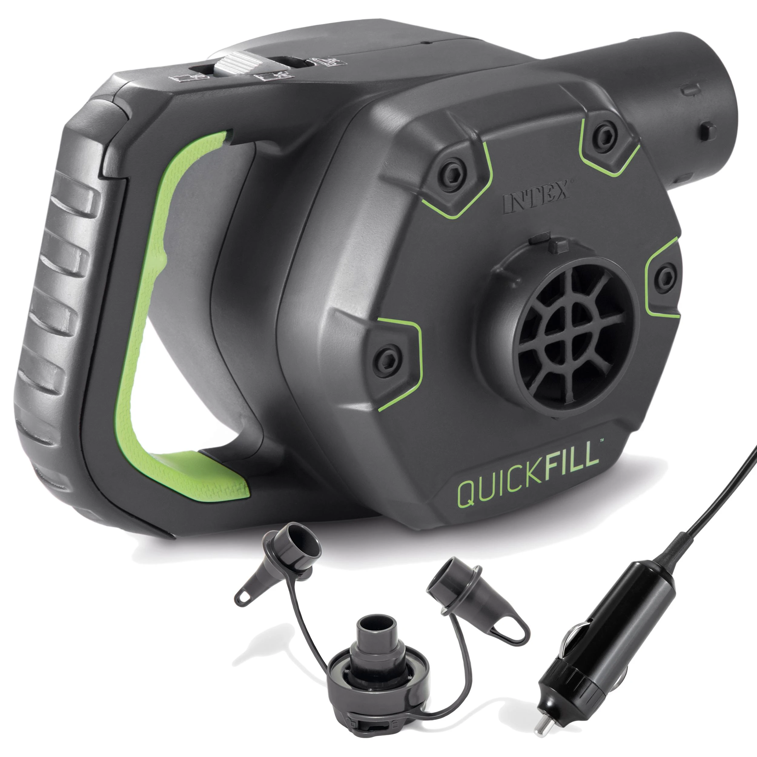 Akumuliatorinė pompa Intex Quick-fill, veikia ir nuo 12V 66642