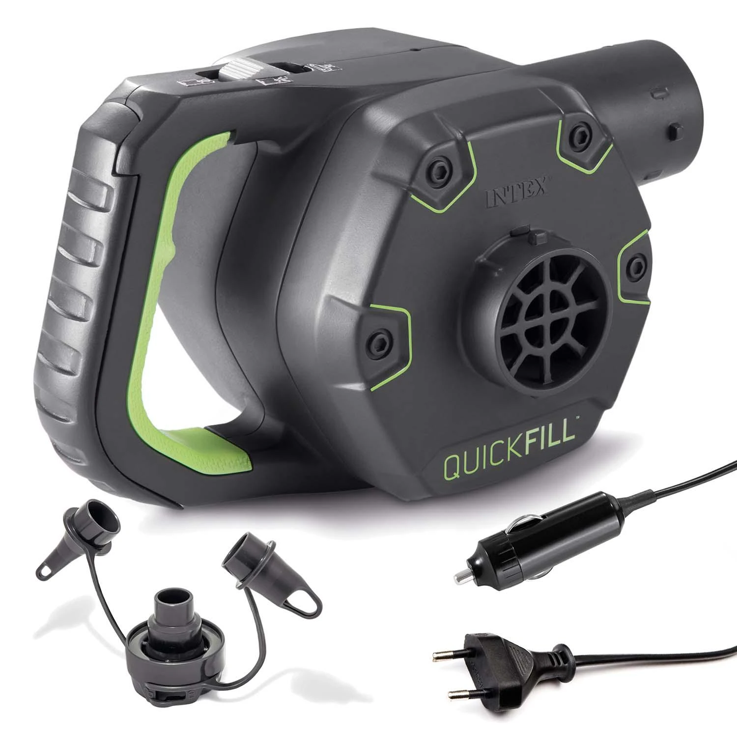 Akumuliatorinė pompa Intex Quick-fill, veikia ir nuo 12V 66642