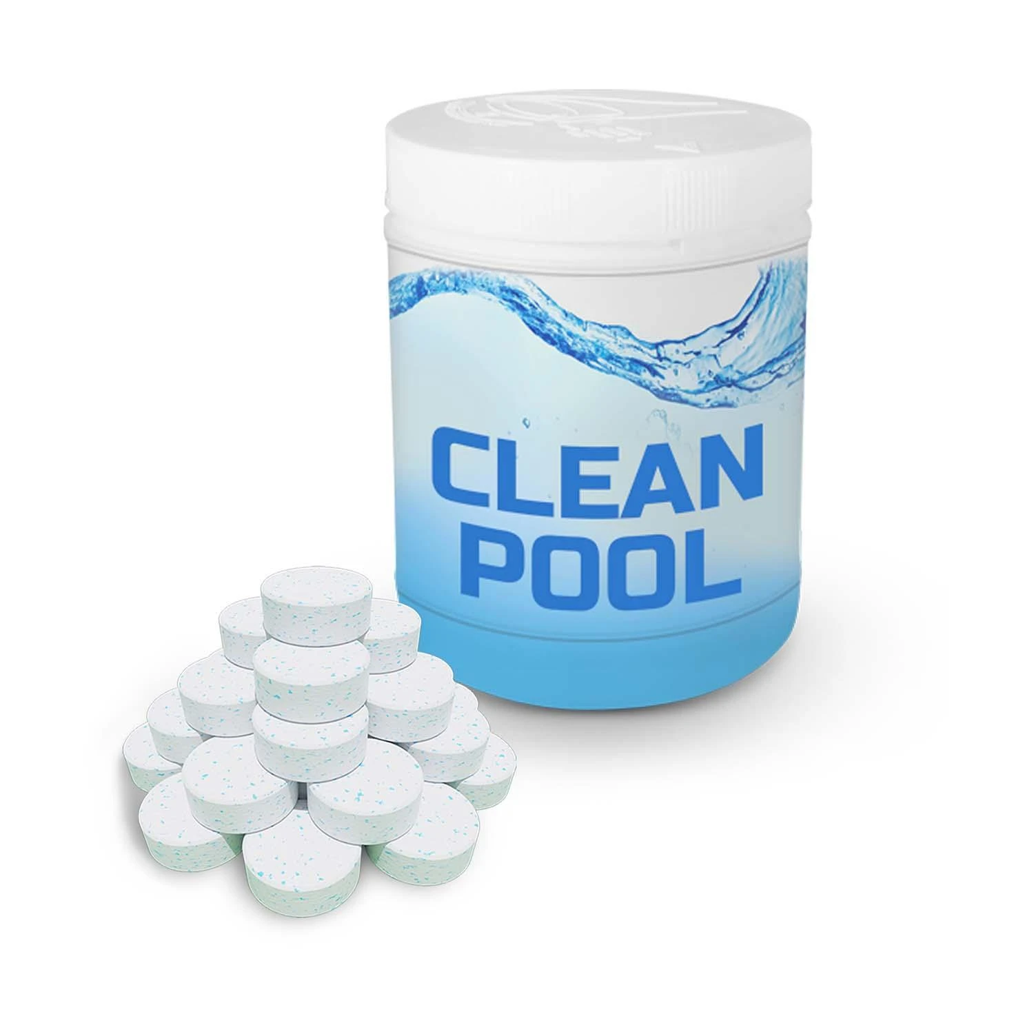 Clean Pool indas su chloruojančiomis tabletėmis