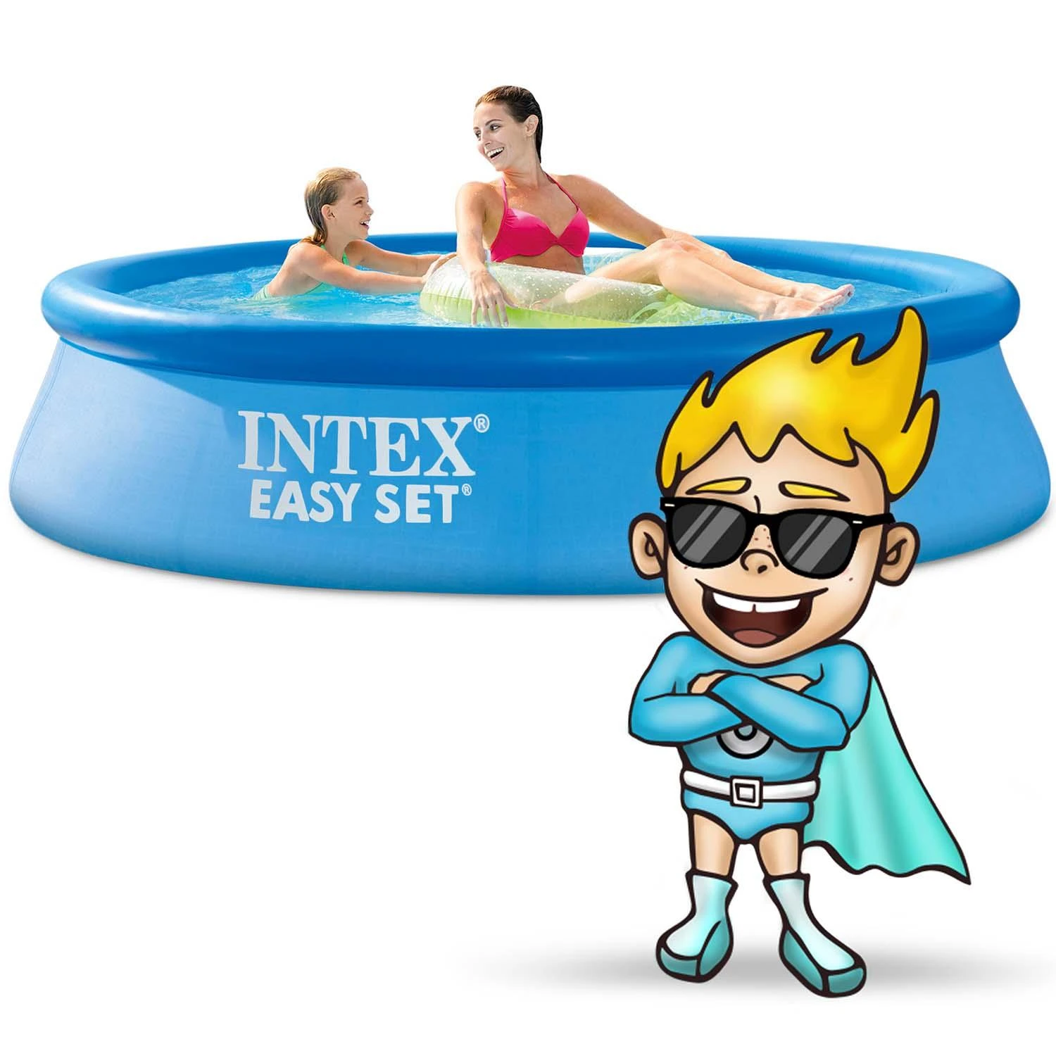 Intex Baseinas Easy Set, 244x61cm, PVC