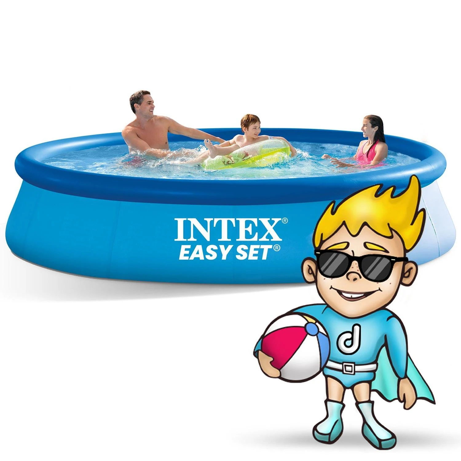 Intex | Lengvas baseinas | Mėlyna