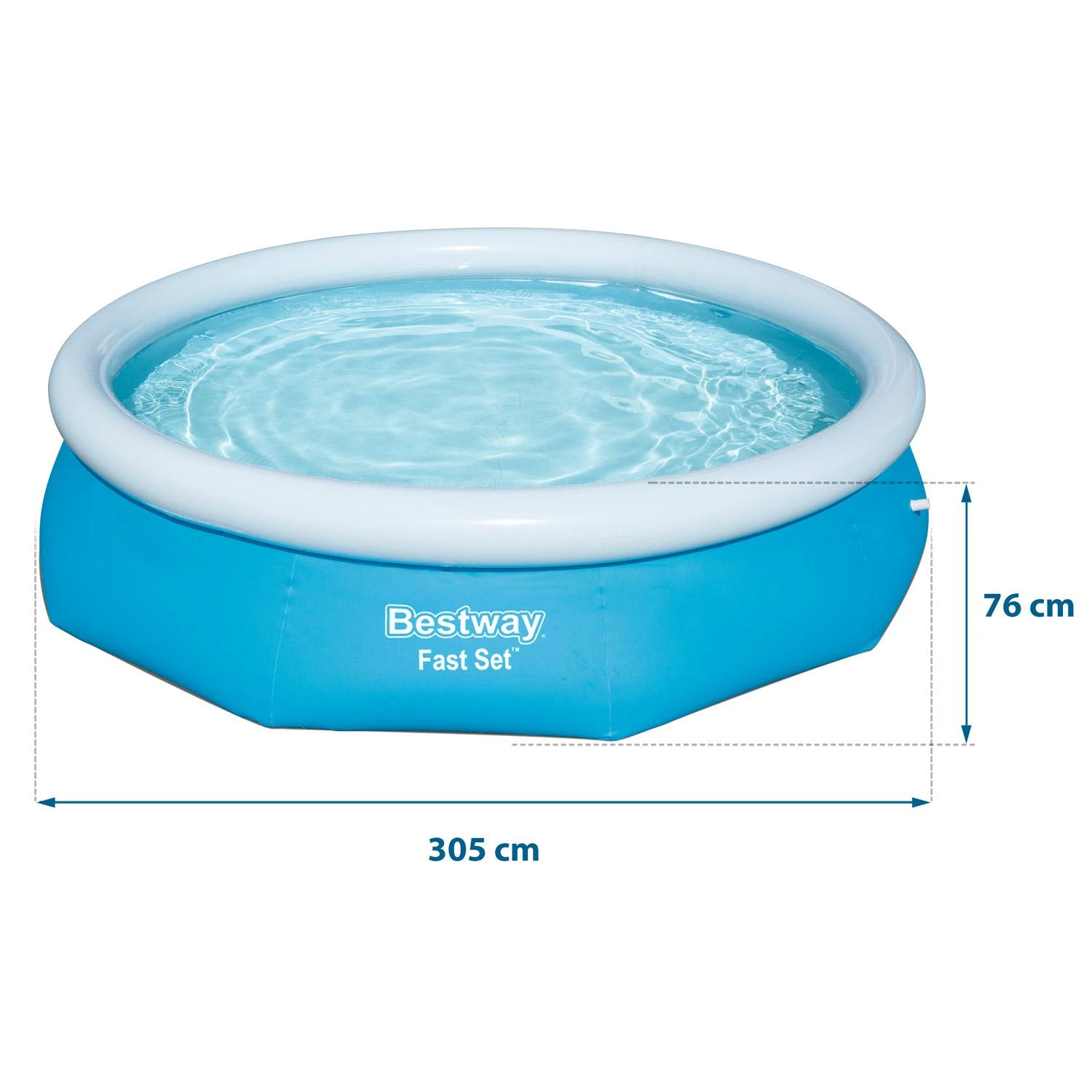 Baseinas su siurbliu Bestway 57270 305x76cm