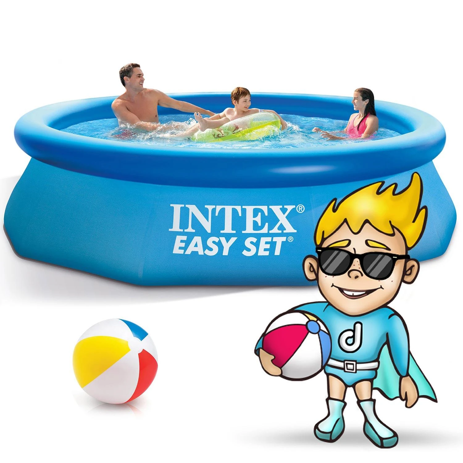 Pripučiamasis baseinas Intex Easy Set, Ø305 cm