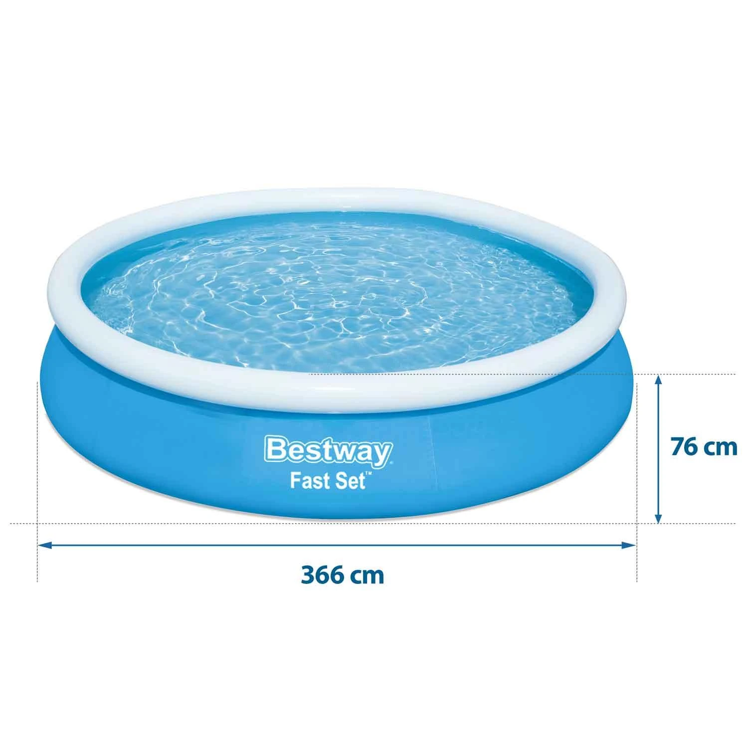 Bestway baseinas Fast Set 366x76cm (57274)