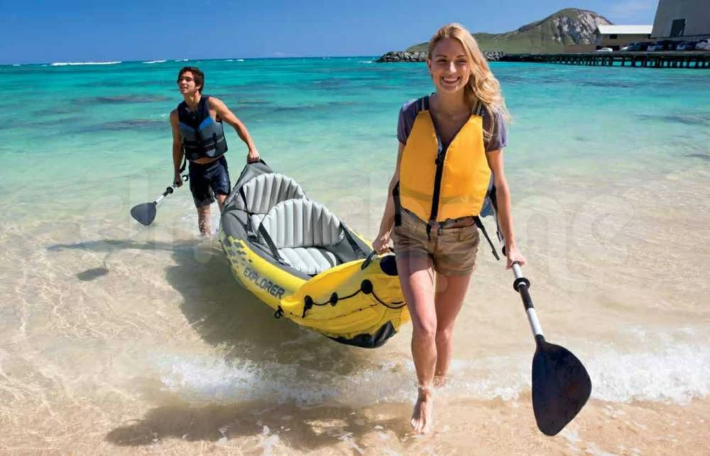 Pripučiama Baidarė (dvivietė) INTEX Explorer K2, Kayak 312x91x51cm
